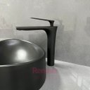 Ver imagem 4 de Torneira Monocomando Bica Alta Preto Fosco Luxo Banheiro Lavabo Inovartte In39