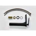 Ver mais imagens de Torneira Monocomando Bica Alta Preto Fosco Luxo Banheiro Lavabo Inovartte In39