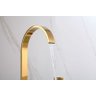 Torneira Misturador Duplo Comando Quadrada Dourado Gold Luxo para Banheiro Lavabo Inovartte In31 - 5