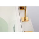 Ver imagem 6 de Torneira Misturador Duplo Comando Quadrada Dourado Gold Luxo para Banheiro Lavabo Inovartte In31