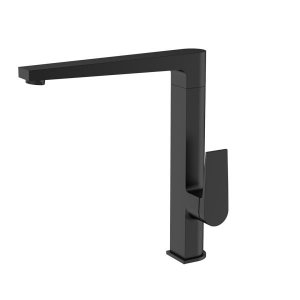 Torneira Monocomando Preto Fosco Slim Cozinha Ilha Área Gourmet Área Festa Inovartte In41