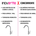 Ver imagem 2 de Torneira Monocomando Giratória Cromada Cozinha Banheiro Lavanderia Inovartte In42