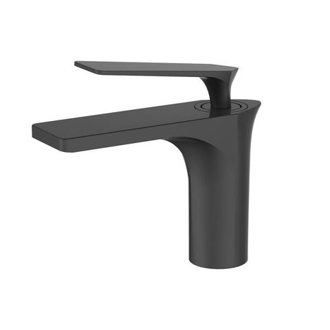 Torneira Monocomando Bica Baixa Preto Fosco Luxo Banheiro Lavabo Inovartte In38