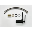 Ver imagem 6 de Torneira Monocomando Bica Baixa Preto Fosco Luxo Banheiro Lavabo Inovartte In38