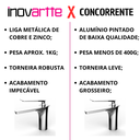 Ver imagem 2 de Torneira Monocomando Bica Baixa Cromada Luxo Banheiro Lavabo Inovartte In34