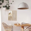 Ver imagem 3 de Kit 2 Quadros Decorativos Geométrico Minimalista Quarto Sala