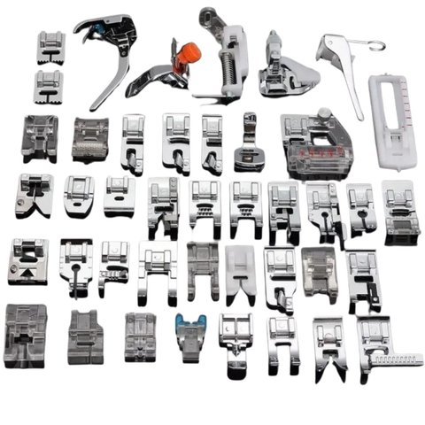 Kit Calcador 42 Peças para Maquina de Costura Doméstica - Lm-42