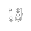 Ver imagem 2 de ARANDELA GOTA BALL SPOTLINE