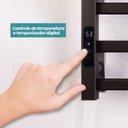 Ver imagem 6 de Toalheiro Elétrico Térmico Aquecido 30x 45 Preto 110V