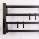 Ver mais imagens de Toalheiro Elétrico Térmico Aquecido 30x 45 Preto 110v