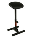 Ver imagem 1 de Banqueta Semi Sentado Linha PU Industrial Cor:Preto