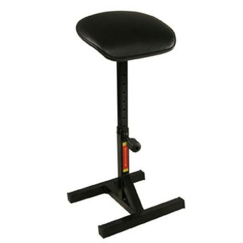 Banqueta Semi Sentado Linha PU Industrial Cor:Preto