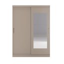Ver imagem 4 de Guarda-Roupa 2 Portas com Espelho Araçá CabeCasa MadeiraOriginals Cinza/Fendi