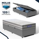 Ver imagem 3 de Cama Box Baú com Colchão Gazin de Molas Ensacadas One Face Air Up Solteiro 88cm