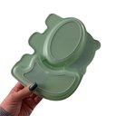 Ver imagem 6 de Kit Refeição Infantil Prato Talheres Tijelinha Criança Bebê Papinha Verde