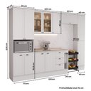 Ver imagem 5 de Armário de Cozinha Completa com Balcão Milla Stellar Carraro Branco
