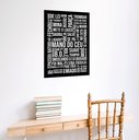 Ver imagem 2 de Quadro Decorativo Gírias São Paulo Preto e Branco - 70x50cm:moldura Branca