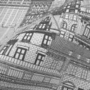 Ver imagem 4 de Papel de Parede Cidade Preto e Branco Vinilico Lavável+ Cola Inclusa