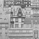 Ver imagem 2 de Papel de Parede Cidade Preto e Branco Vinilico Lavável+ Cola Inclusa