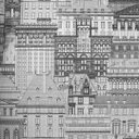 Ver imagem 5 de Papel de Parede Cidade Preto e Branco Vinilico Lavável+ Cola Inclusa