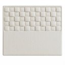 Ver imagem 4 de Cabeceira para Cama Box Queen 160cm Arquelis Facto Off White - Sallar Home