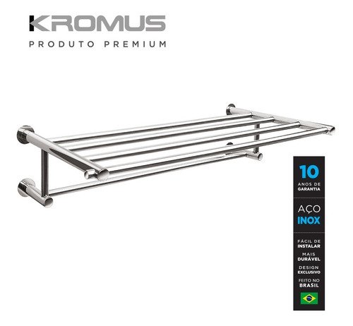 Toalheiro Rack 45 Cm Inox - Kromus Rd0110-45 - 2