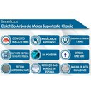 Ver imagem 2 de Colchão Viúva Molas Superlastic Classic Euro Pillow (128x188x22) - Anjos