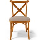 Ver imagem 6 de Kit 02 Cadeiras Para Sala de Jantar e Estar Living Estofada Ávila L02 Linho Bege Escuro - Lyam Lyam