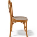 Ver imagem 7 de Kit 02 Cadeiras Para Sala de Jantar e Estar Living Estofada Ávila L02 Linho Bege Escuro - Lyam Lyam