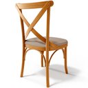 Ver mais imagens de Kit 02 Cadeiras Para Sala de Jantar e Estar Living Estofada Ávila L02 Linho Bege Escuro - Lyam Lyam
