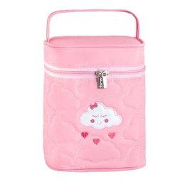 Conjunto de Bolsa Maternidade Nuvem Sonho Feliz Azul Bebê - 1