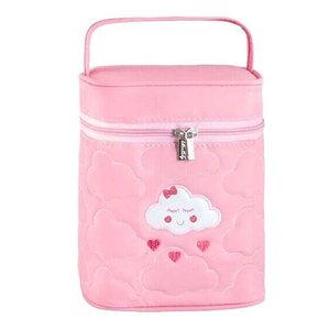 Conjunto de Bolsa Maternidade Nuvem Sonho Feliz Azul Bebê