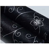 Adesivo Papel de Parede Lavável Floral Preto Texturizado Janela Vidro 2mx61cm Auto Colante Quarto Sa - 1