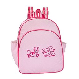 Mochila Maternidade Dijon Safari Rosa Bebê - 1