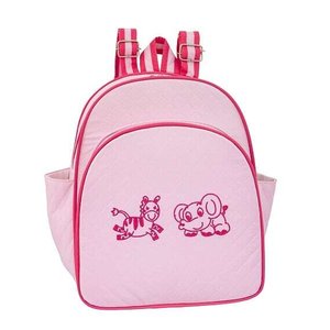 Mochila Maternidade Dijon Safari Rosa Bebê