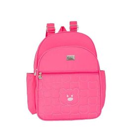Mochila Maternidade Prada Urso Rosa Pink - 1