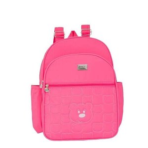 Mochila Maternidade Prada Urso Rosa Pink