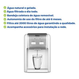 Bebedouro Purificador de Agua Gelada Fria Eletrônico Bivolt - 3
