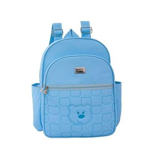 Mochila Maternidade Prada Urso Azul Bebê