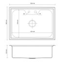 Ver imagem 5 de Kit Cuba Cozinha Gourmet Aço Inox Acessorios 50x40 e Torneira Extensível Brinovar