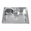 Ver imagem 2 de Kit Cuba Cozinha Gourmet Aço Inox Acessorios 50x40 e Torneira Extensível Brinovar