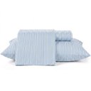 Ver imagem 1 de Jogo de Cama Solteiro Harmonia 3 Peças 100% Algodão Teka Cor Azul