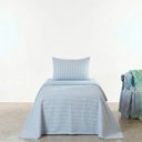 Ver imagem 4 de Jogo de Cama Solteiro Harmonia 3 Peças 100% Algodão Teka Cor Azul