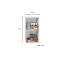 Ver imagem 6 de Conjunto Balcão 120cm, Aéreo 41cm e Tampo 120cm Unna - Branco/Carvalho Oak