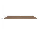 Ver mais imagens de Conjunto Balcão 120cm, Aéreo 41cm e Tampo 120cm Unna - Branco/Carvalho Oak