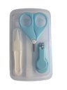 Ver imagem 3 de Kit Manicure Higiene do Bebê com Estojo Transparente Color Baby Azul