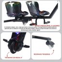 Ver imagem 5 de Drift Triciclo Elétrico Duplo 2 Assentos 250W Chave Buzina LED Freio Preto Importway BW388 Pt