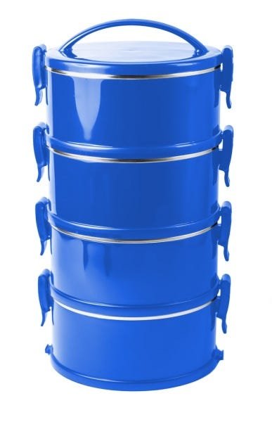 Marmita Termoprática Azul Conjunto 4 Unidades - 1