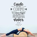 Ver imagem 1 de Adesivo de Parede Cuide do Seu Corpo:65 X 110 Cm