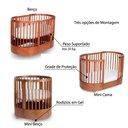 Ver mais imagens de Berço Redondo Progressivo Wave 3 em 1